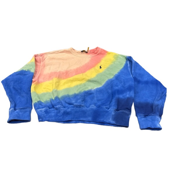 Polo Ralph Lauren Tops - Polo by Ralph Lauren Multicolor Tie-Dye Crewneck Sweatshirt Medium NWOT